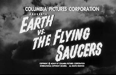Earth vs the Flying Saucers title