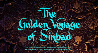 Golden Voyage of Sinbad title